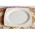 White square porcelain plate for hotel & restaurant